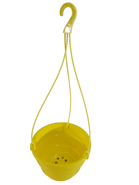 Подвесной горшок для цветов желтый 3,7л 160005 фото